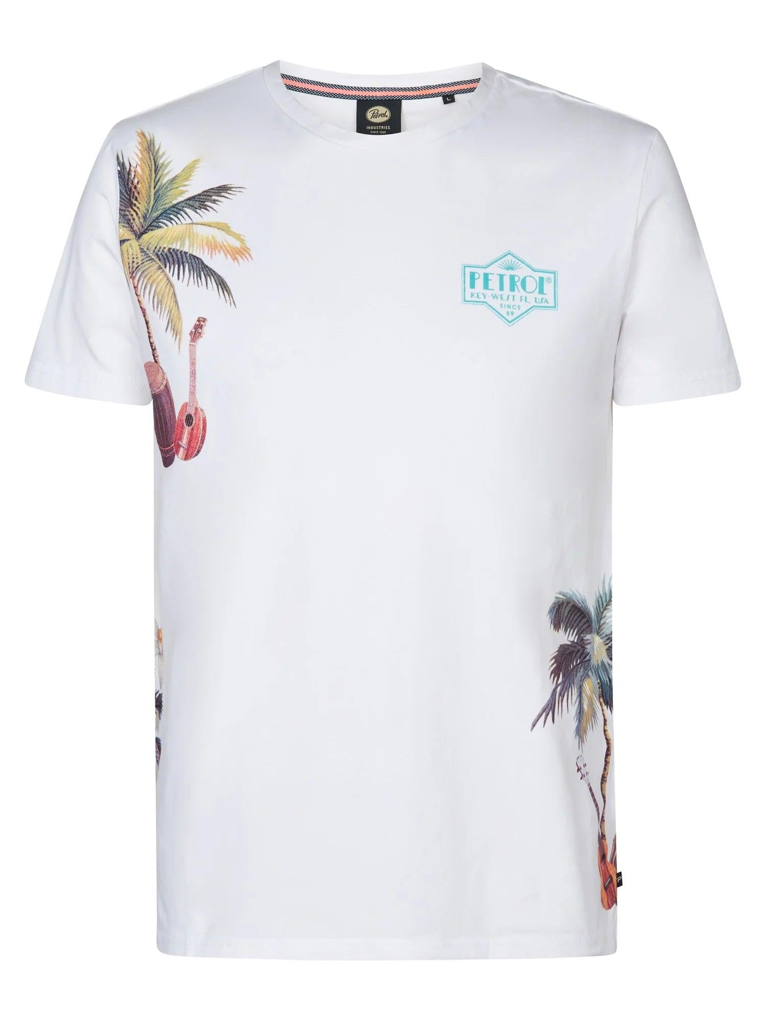 T SHIRT - PETROL M-1050-TSR673 0000 Petrol 