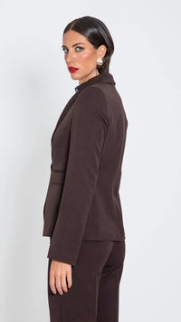 giacca corta FECOLA MARRONE Edas Luxury 