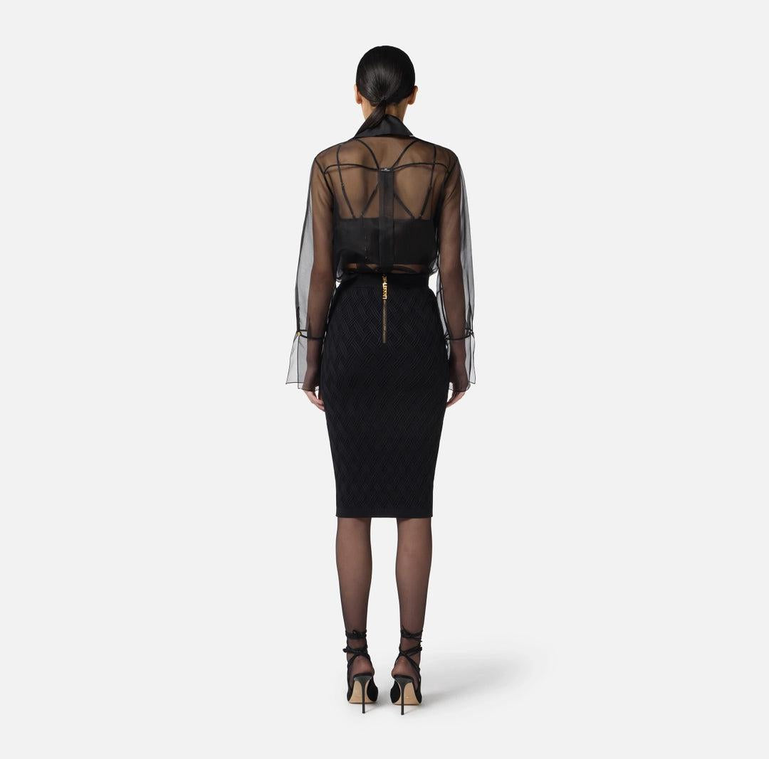 GONNA IN MAGLIA (comp c/MK29B) - ELISABETTA FRANCHI GK20B56 110 Elisabetta Franchi 