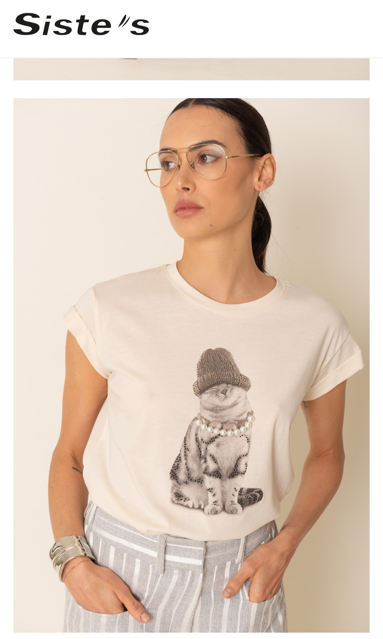 T SHIRT - SISTE'S 11S0322T89 UN Siste's 