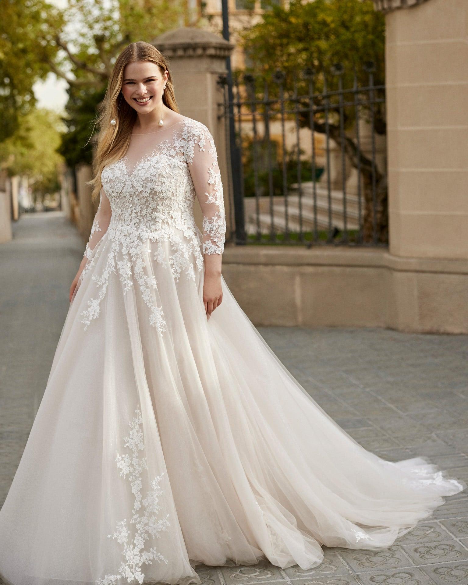 ABITO SPOSA MARTHA BLANC - ROSA CLARA' FIORA 9I115ENJ0EP NANA ROSA CLARA' 