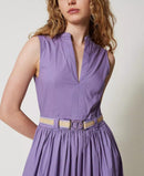 ABITO LUNGO S/M CON CINTURA - TWIN SET 251TT2101 00203 Twinset 