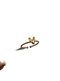 ANELLO LETTERA V - NALì DWAN0255 UN Nalì 