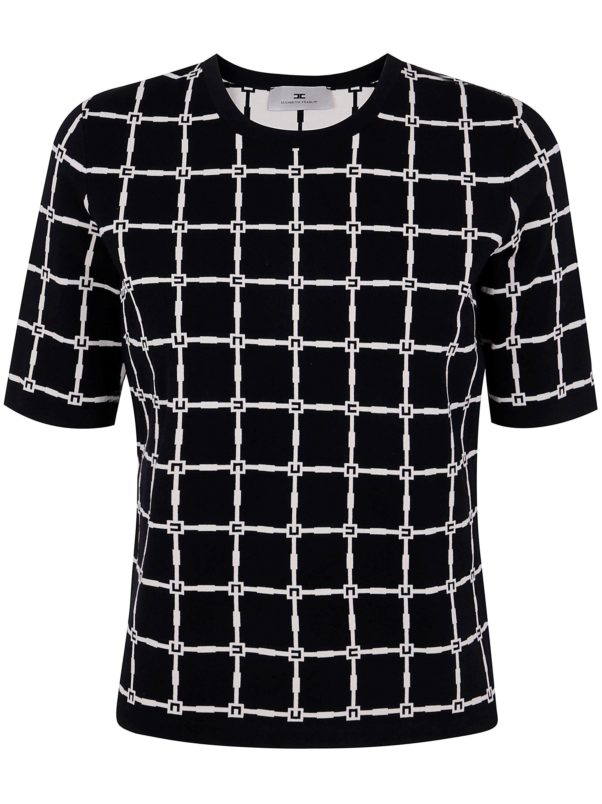 MAGLIA MC - ELISABETTA FRANCHI MK61B51 685 Elisabetta Franchi 
