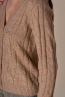 cardigan 253NS142 GRIGIO No Secrets 