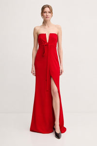 vestito S23XBEBUSSOLE ROSSO Sandro Ferrone 