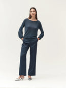 PANTALONE PALAZZO - WHITE WISE WW30542 UN White Wise 