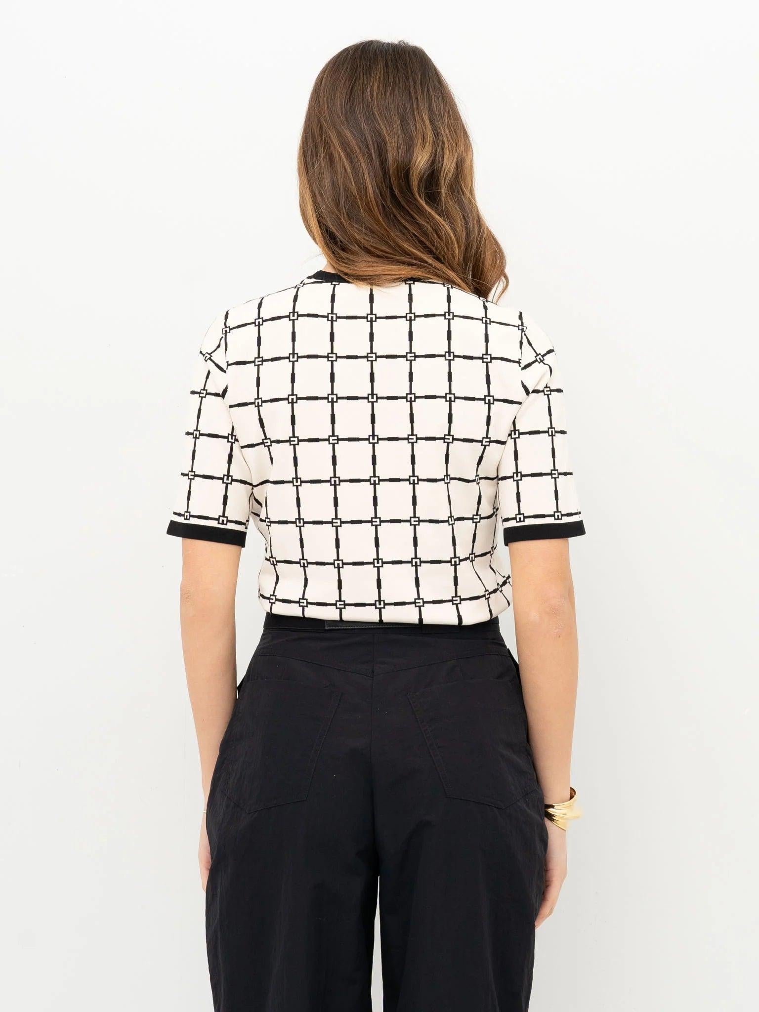 MAGLIA MC - ELISABETTA FRANCHI MK61B51 E84 Elisabetta Franchi 