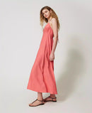 ABITO LUNGO MORBIDO - TWIN-SET U&B MARE 251LM2QBB 12360 TWIN-SET U&B MARE 