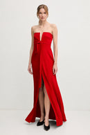 vestito S23XBEBUSSOLE ROSSO Sandro Ferrone 