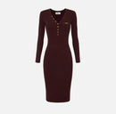 VESTITO IN MAGLIA - ELISABETTA FRANCHI AM10B56 EA4 Elisabetta Franchi 