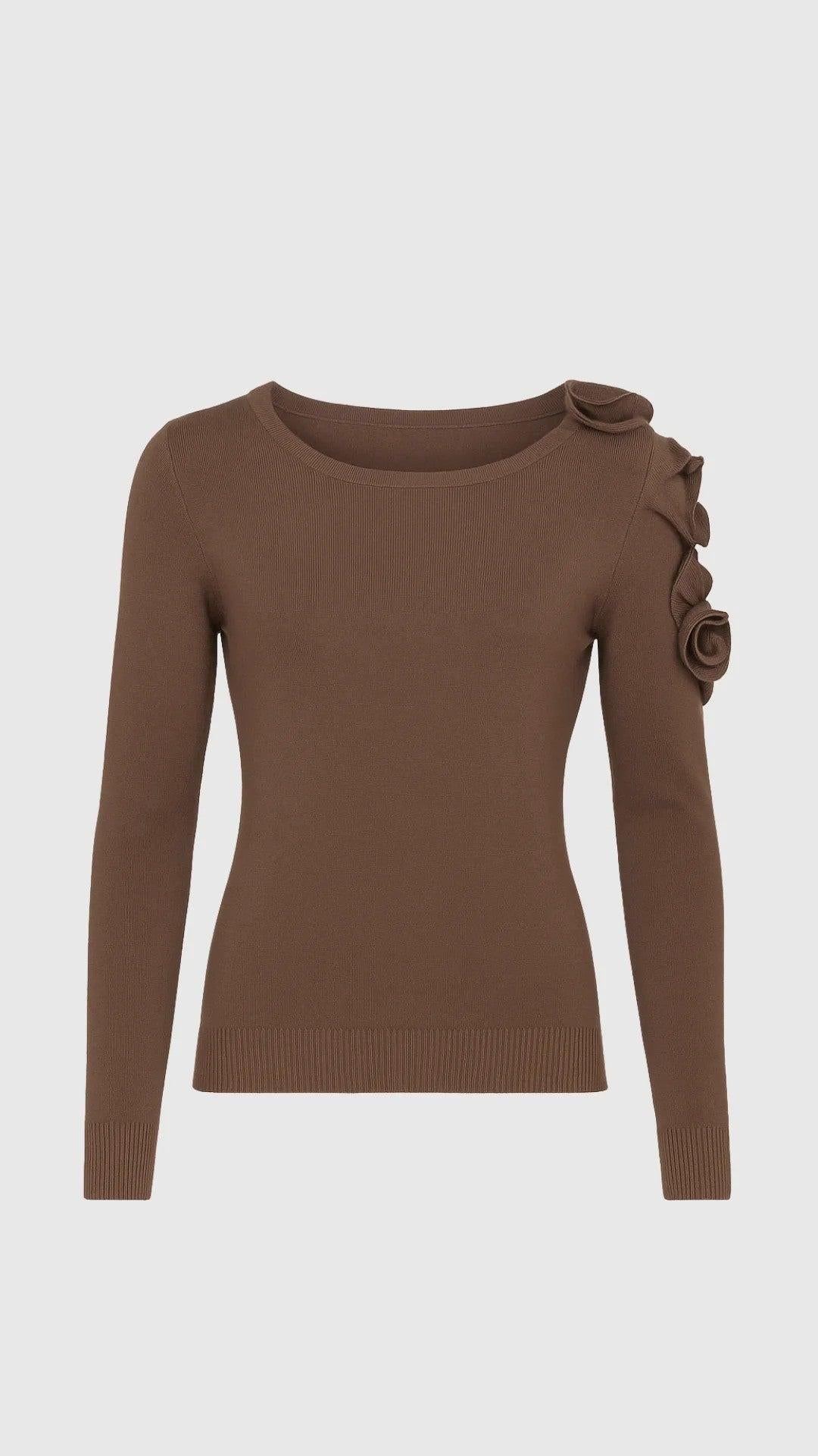 MAGLIA ROUCHES - EDAS DAILY MILANO TAUPE Edas Daily 