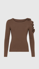 MAGLIA ROUCHES - EDAS DAILY MILANO TAUPE Edas Daily 