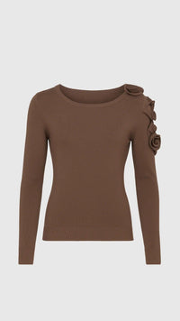 MAGLIA ROUCHES - EDAS DAILY MILANO TAUPE Edas Daily 
