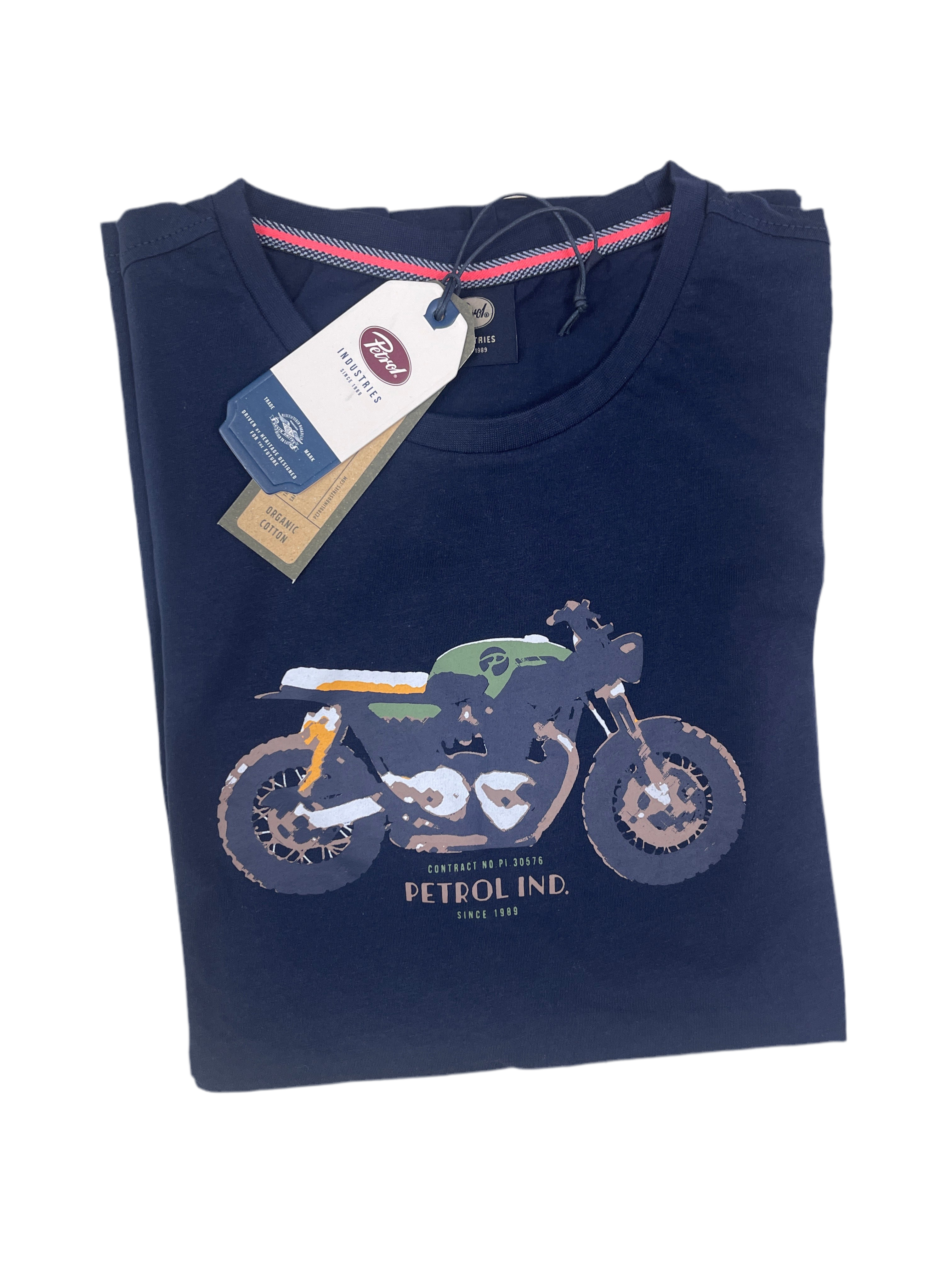 T SHIRT - PETROL M-1050-TSR671 5178 PETROL 