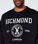 FELPA JURIC - RICHMOND X UMA25071FE BLACK RICHMOND X 