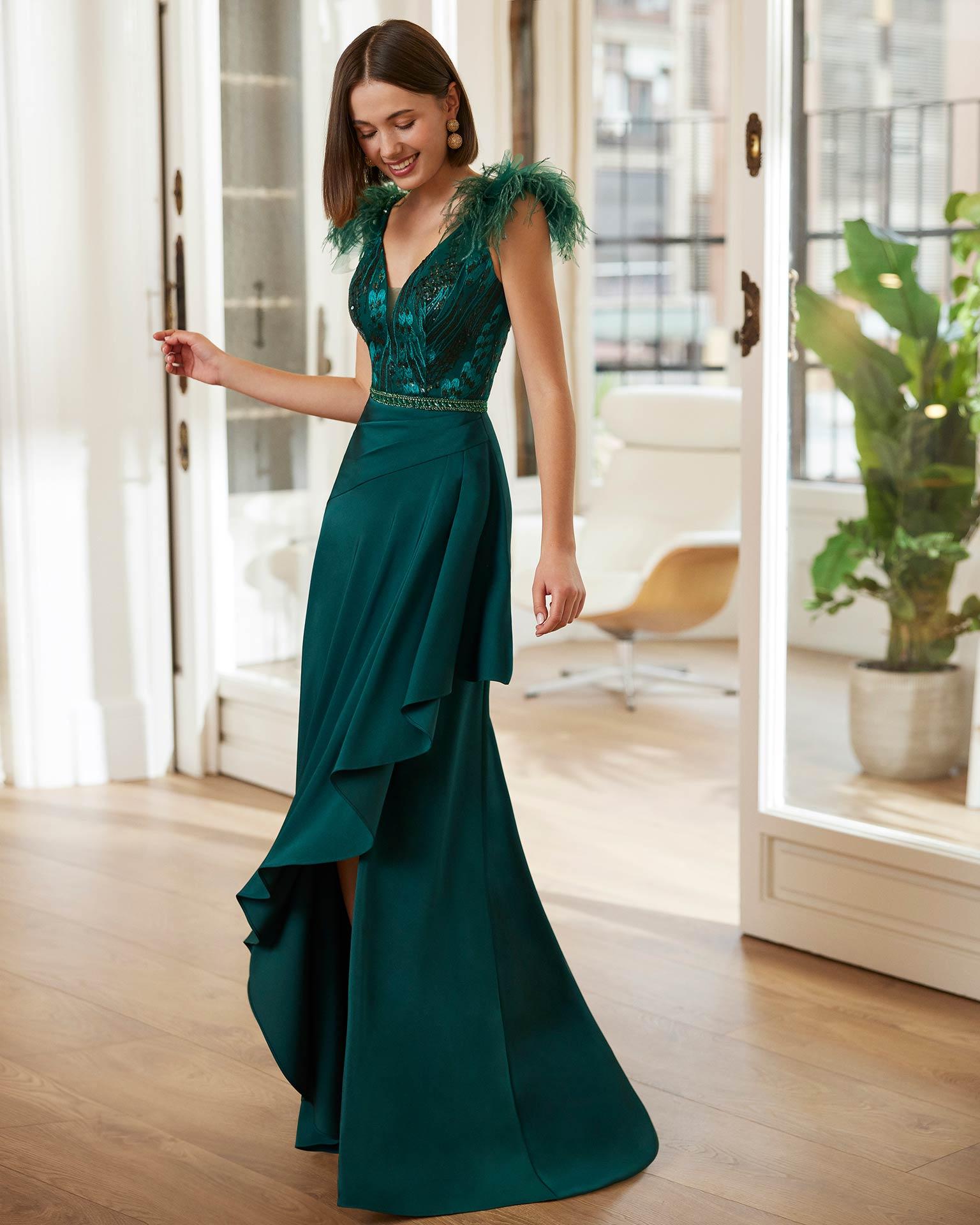 VESTITO L C/STOLA - MARFIL 9J255CRSEP 820 Marfil Barcelona 