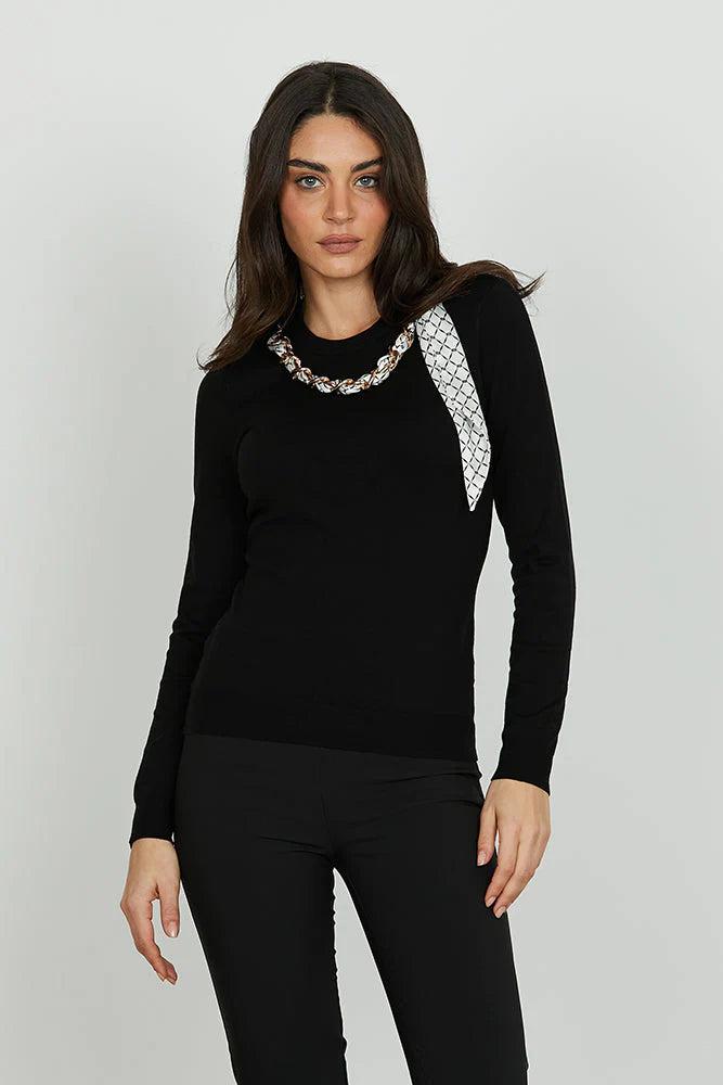 MAGLIA(c/catena e foulard) - RELISH ISOTTA 2054018 1199 Relish 