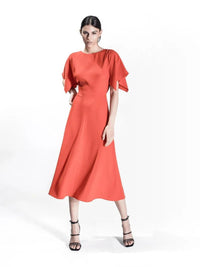 vestito S23XBEBRANCALEO ROSSO Sandro Ferrone 