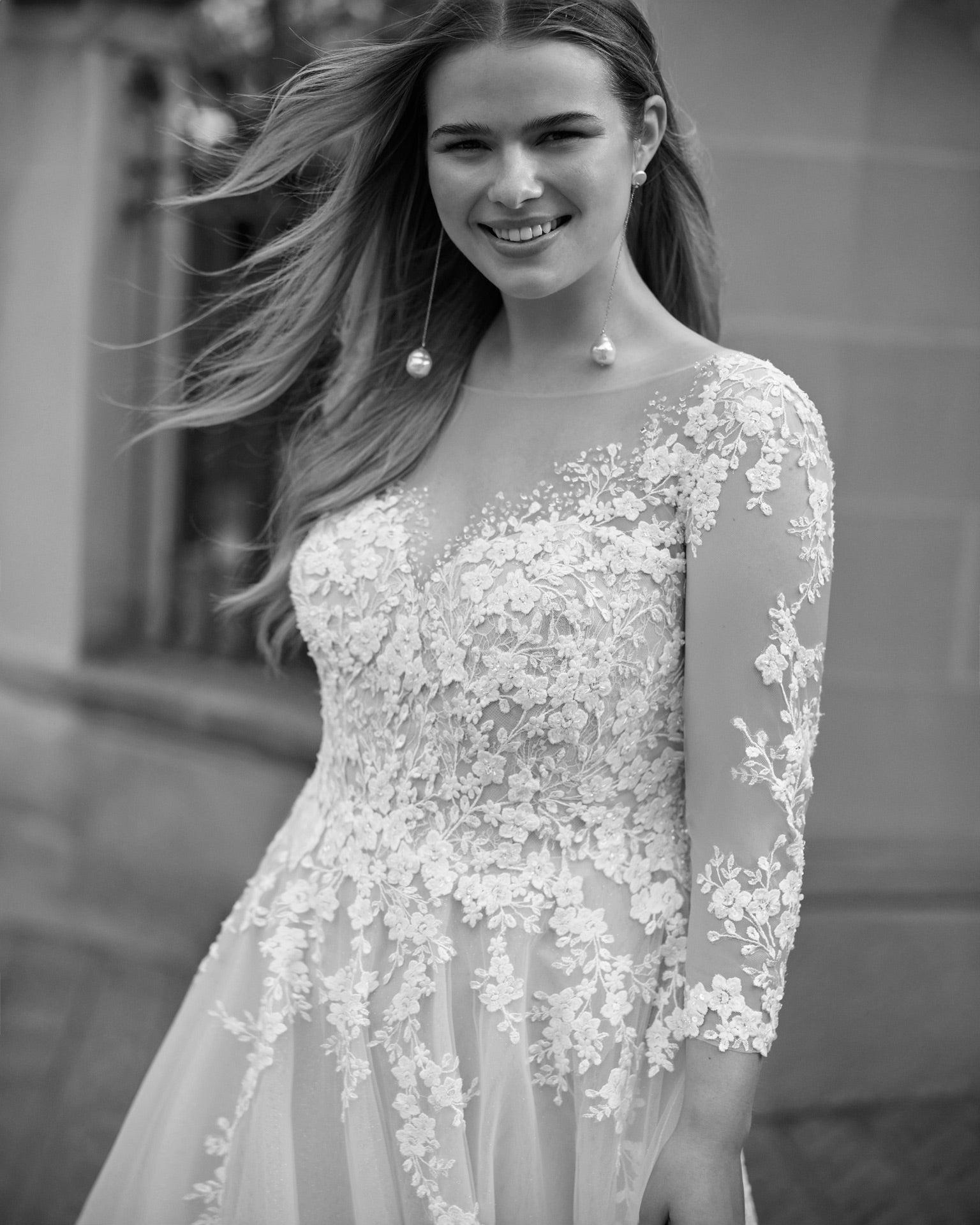 ABITO SPOSA MARTHA BLANC - ROSA CLARA' FIORA 9I115ENJ0EP NANA ROSA CLARA' 