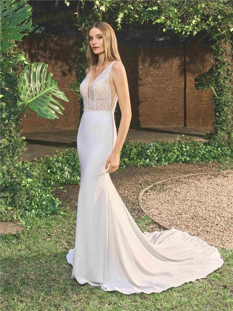 ABITO SPOSA W1  - W1 PODERA/BG1 W1126 665 Pronovias W1 