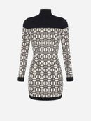 VESTITO IN MAGLIA - ELISABETTA FRANCHI AM30B47E2 E84 Elisabetta Franchi 