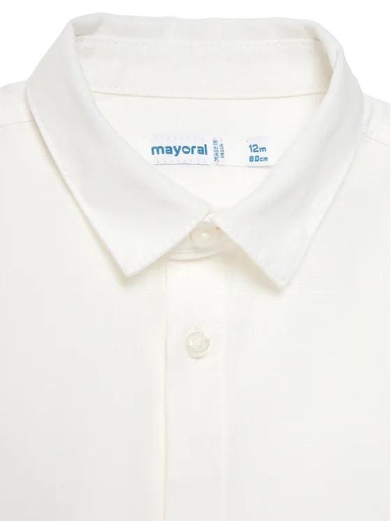 camicia m/c lino collo - MAYORAL 1116 88 Mayoral 