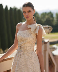 VESTITO L C/STOLA - MARFIL 9J2C2GLT0P 110 Marfil Barcelona 
