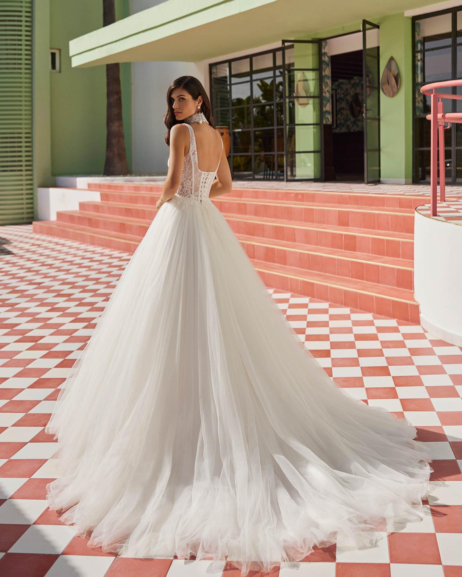 ABITO C/COLLARINO LUNA NOVIAS - LUNA NOVIAS JILLYN 1S139TUL0E0 NA/NA LUNA NOVIAS 