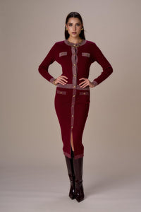 CARDIGAN - NO SECRETS 253NS051 CILIEGIA No Secrets 