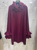 vestito MF0229 BORDEAUX BABYLON 