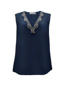 top F196XBEVERBELLA BLU Lizalù 