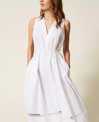 vestito con cintura 261TT2250 01 Twinset 