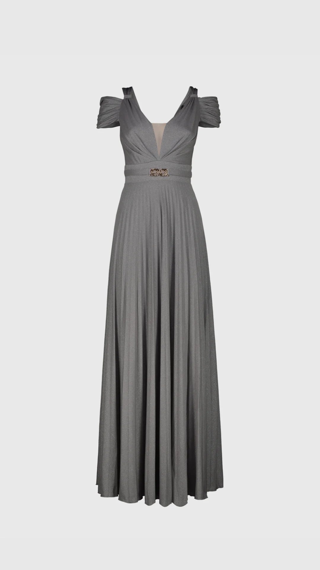 VESTITO LUNGO PLISSE' - EDAS