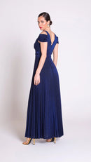 VESTITO LUNGO PLISSE' - EDAS