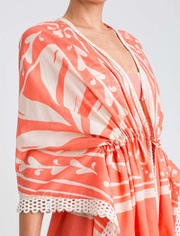 KAFTANO LUNGO APERTO C/PASSAMANERIA CROCHET - TWIN-SET U&B MARE