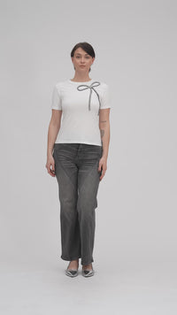 T SHIRT - WHITE WISE