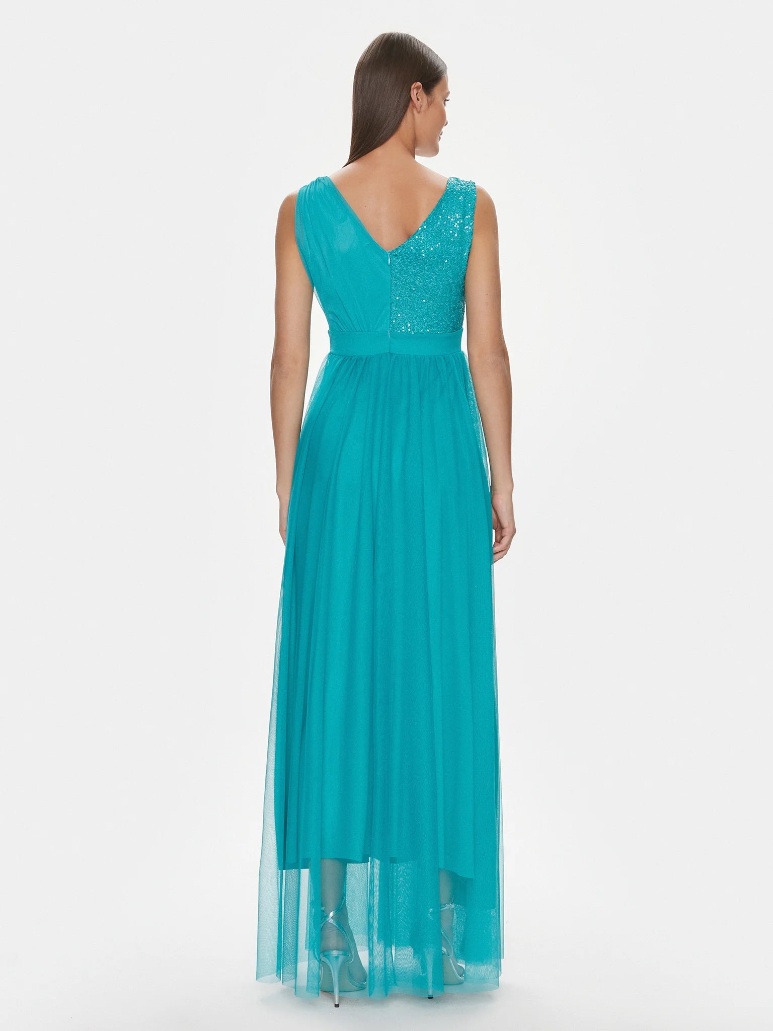 Rinascimento vestito blu lungo sales