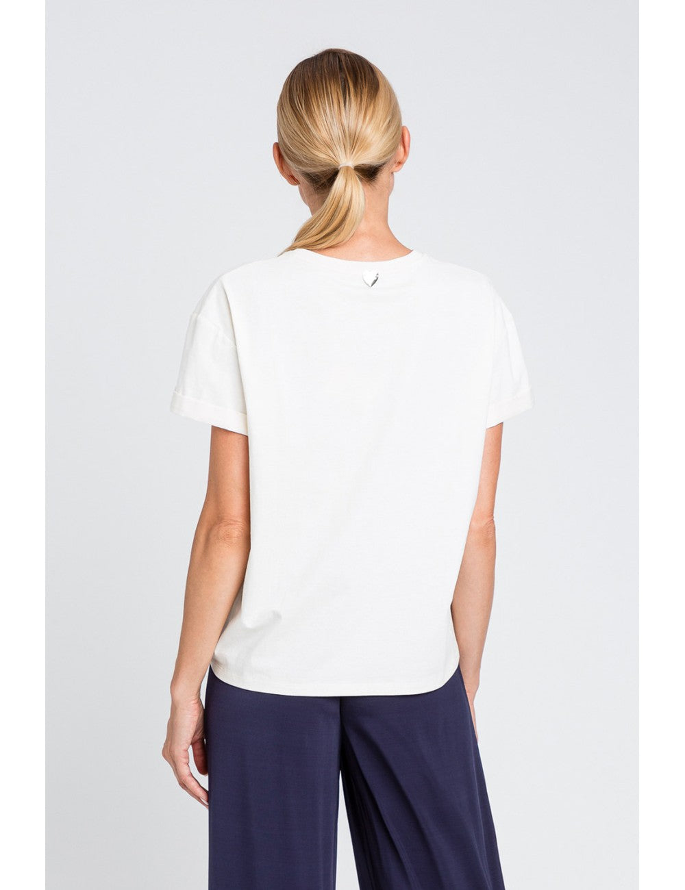 T-SHIRT CON NODO - TWIN-SET U&B MARE