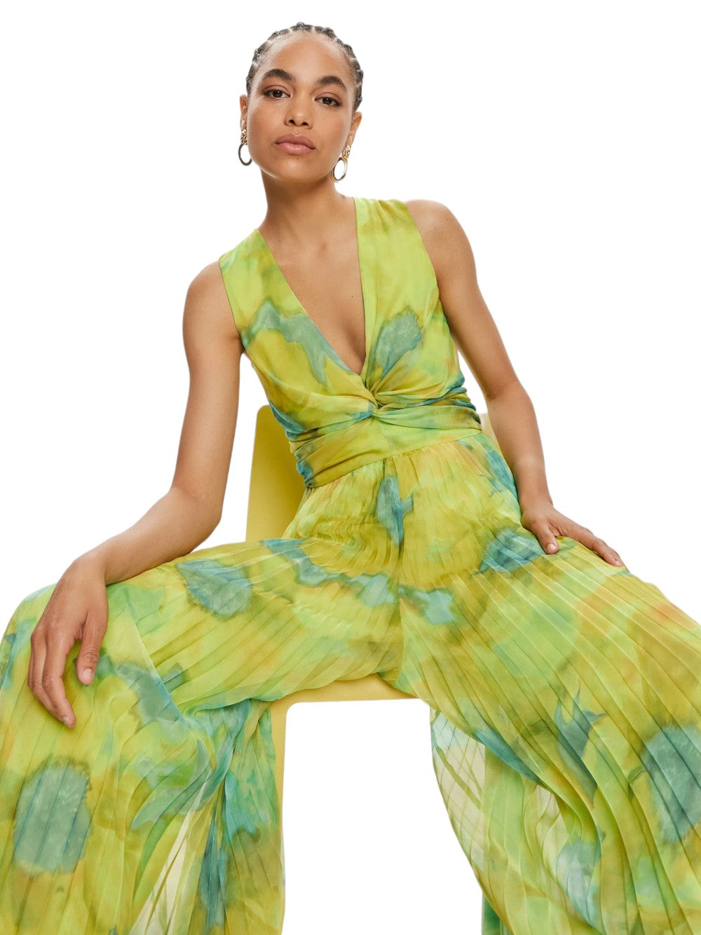 Liu Jo Lurex Playsuit Liu •jo V-neck Lurex Jumpsuit In Black ModeSens